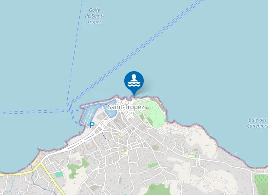 Map of PLAGE DE LA FONTANETTE