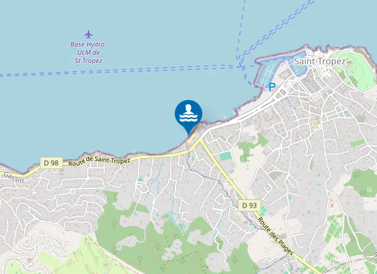 Map of PLAGE LA BOUILLABAISSE