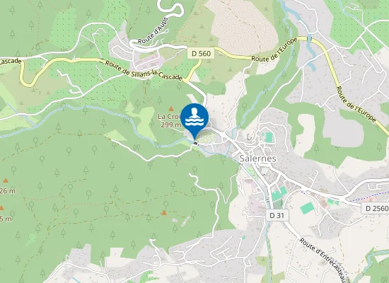 Map of BAIGNADE DE LA MUIE