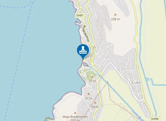 Map of Sarande