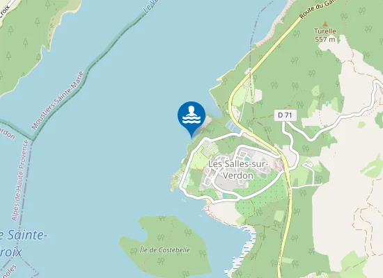 Map of AU DROIT DES DEUX CAMPINGS