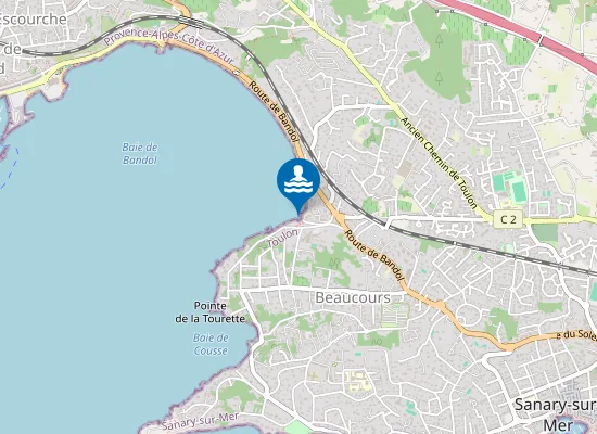 Map of PLAGE LA GORGUETTE