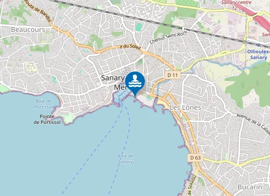 Map of PLAGE CENTRE VILLE