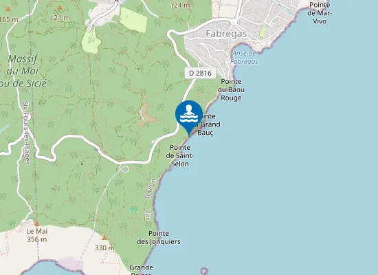 Map of PLAGE DU BOEUF