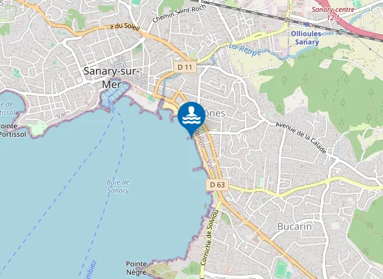 Map of PLAGE BONNEGRACE CENTRE