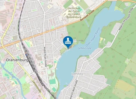 Map of LEHNITZSEE ORANIENBURG