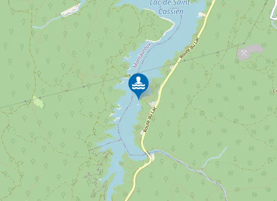 Map of MAISON DU LAC