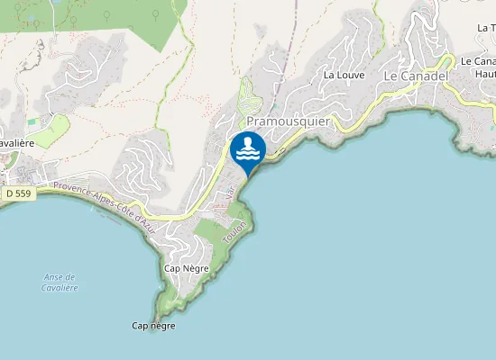 Map of PRAMOUSQUIER EST