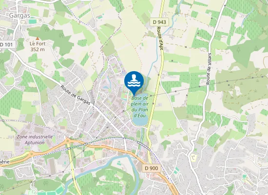 Map of PLAN D'EAU DE LA RIAILLE