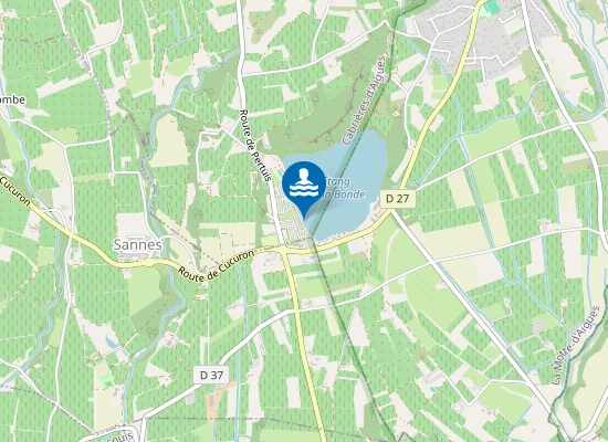 Map of ETANG DE LA BONDE