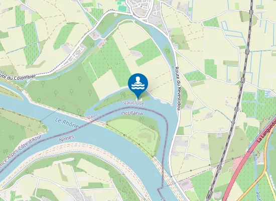 Map of PLAN D'EAU DU REVESTIDOU