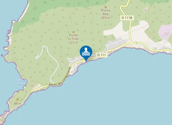 Map of FRATTI-MOOREA PLAGE