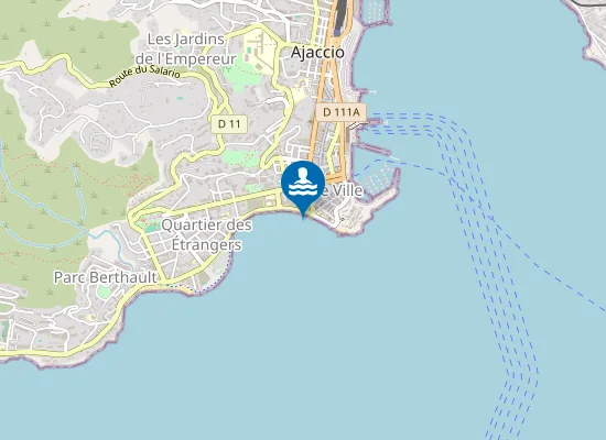 Map of PLAGE SAINT FRANCOIS