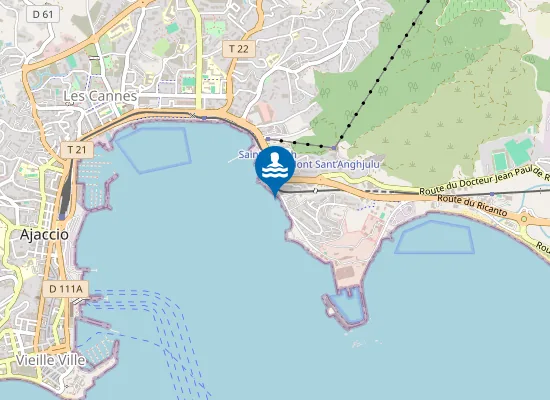 Map of PLAGE DU LAZARET