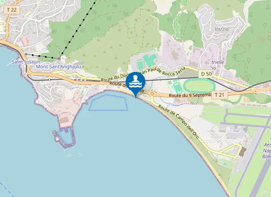 Map of PLAGE DU RICANTO