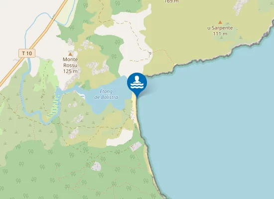 Map of PLAGE DE BALISTRA