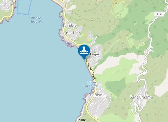 Map of PLAGE DE SANTANA