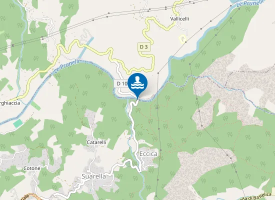 Map of PONT DE LA VANNA