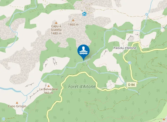 Map of PISCINE NATURELLE