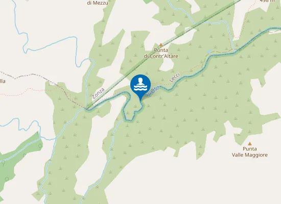 Map of Amont Retenue