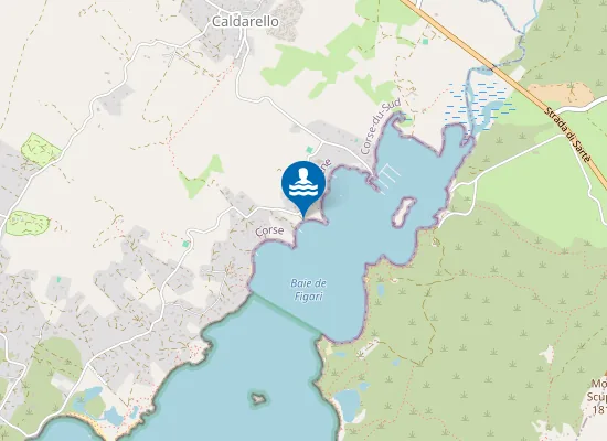 Map of PLAGE CANICCIOLA