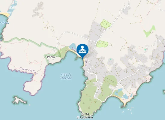 Map of PLAGE DE CHEVANU