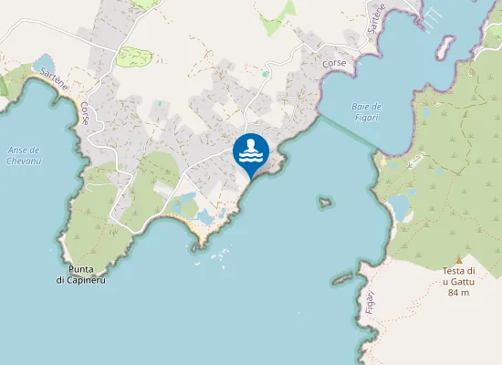 Map of PLAGE DE LA TOUR