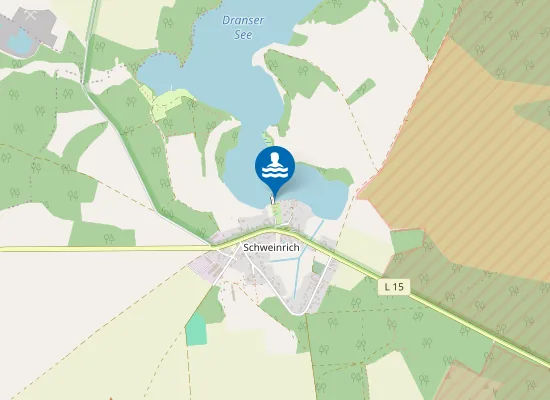 Map of DRANSER SEE SCHWEINRICH