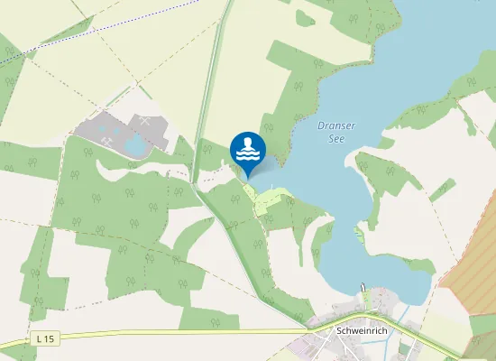 Map of DRANSER SEE SCHWEINRICH BLANSCHEN