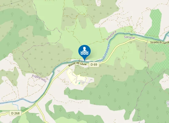 Map of PONT GENOIS SPINA CAVALLU