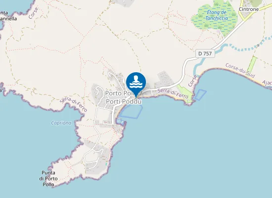 Map of PORTO POLLO CENTRE