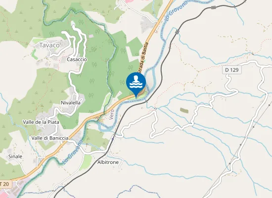 Map of VIGNOLA EAUX VIVES