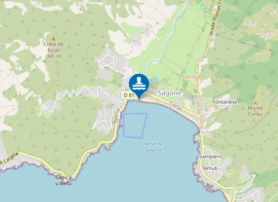 Map of EMBOUCHURE SAGONE
