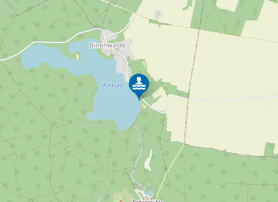Map of KALKSEE BINENWALDE