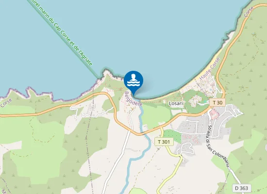 Map of PONT DE LOZARI