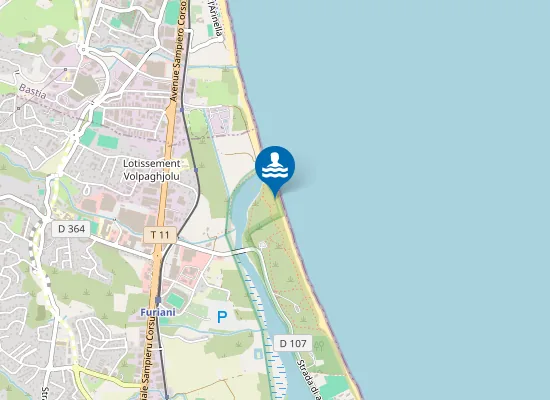 Map of PONT DE LA MARANA