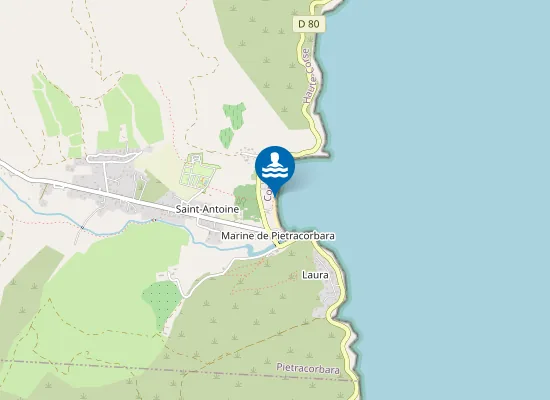 Map of MARINE DE PIETRACORBARA