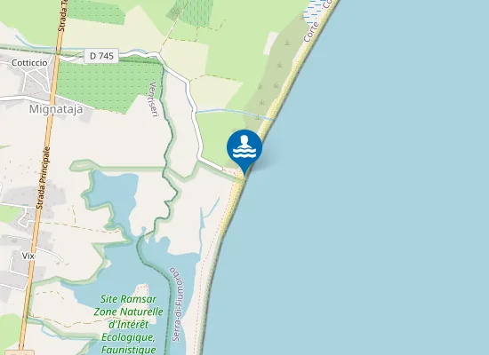 Map of PLAGE U Quarcione