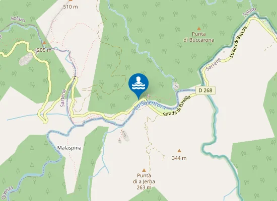 Map of PONT DE CALZATOGGIO