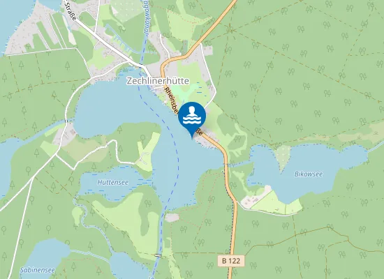 Map of SCHLABORNSEE ZECHLINERHUETTE