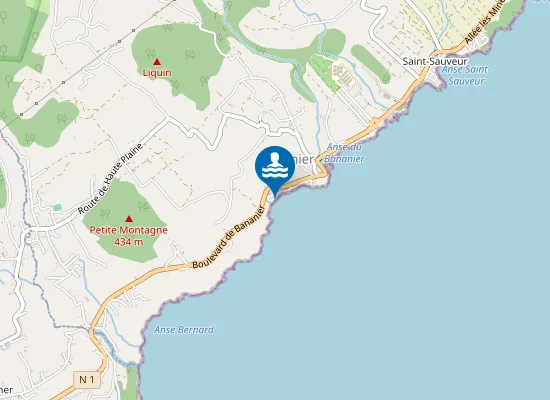 Map of PLAGE DE SALEE - BANANIER