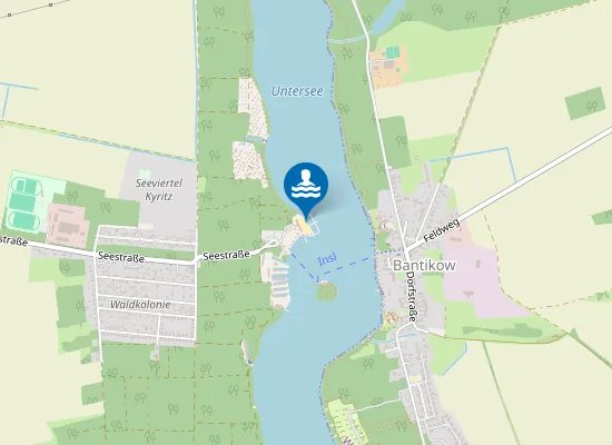 Map of UNTERSEE KYRITZ FREIBAD