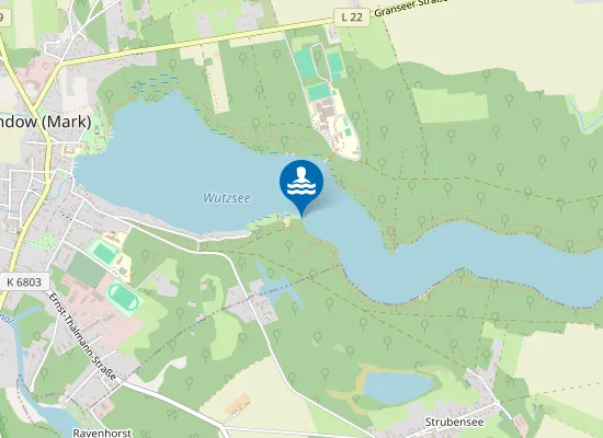 Map of WUTZSEE LINDOW SCHOENBIRKEN