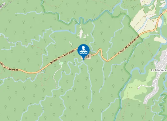 Map of CASCADE AUX ECREVISSES