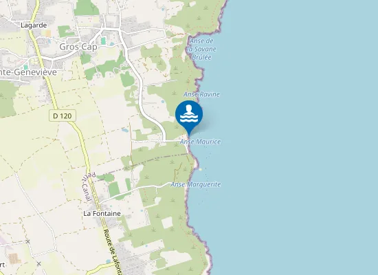 Map of ANSE MAURICE