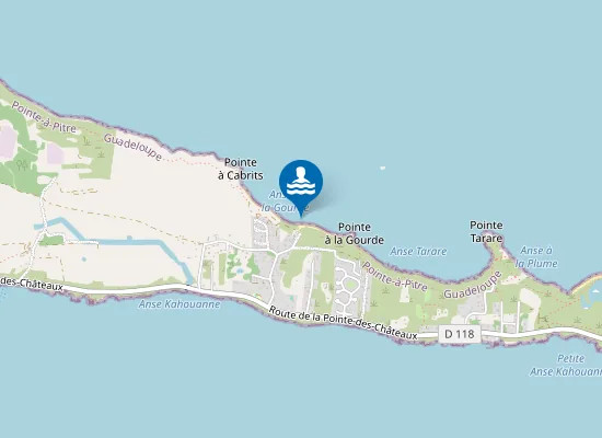 Map of Anse A La Gourde