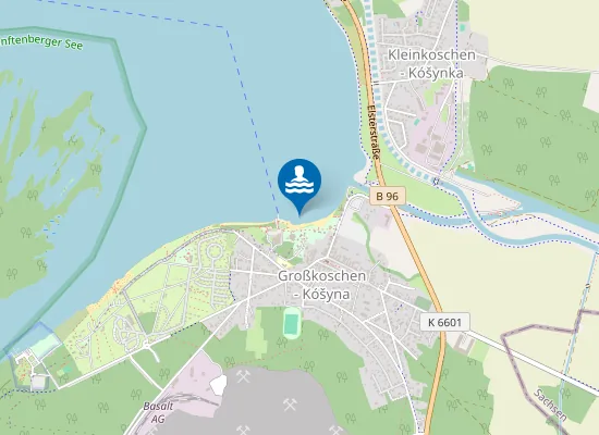 Map of SENFTENBERGER SEE GROSSKOSCHEN