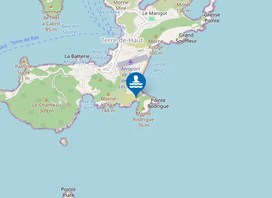 Map of ANSE RODRIGUE