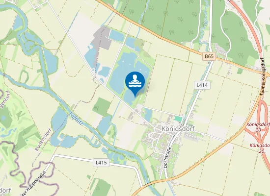 Map of NATUBADESEE KÖNIGSDORF