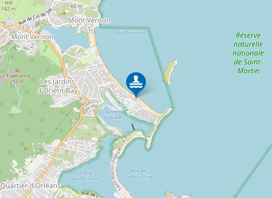 Map of BAIE ORIENTALE POINT SUD